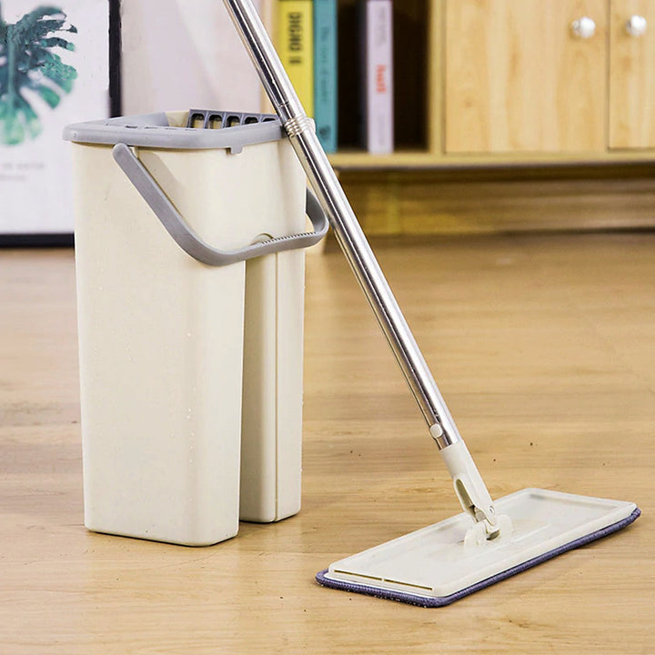 360° Spin Mop: Efficient Cleaning System with Reusable Microfiber Pad