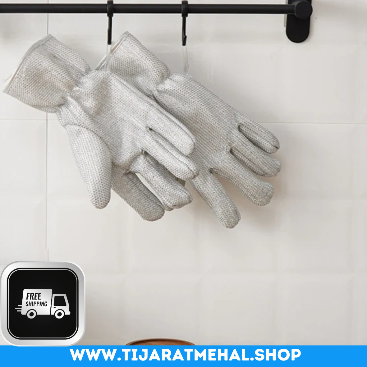 Steel Dishwashing Gloves: Durable Cleaning, Soft on Hands