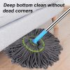 360° Extendable Twist Mop: Fine Fiber & Self-Twisting Design