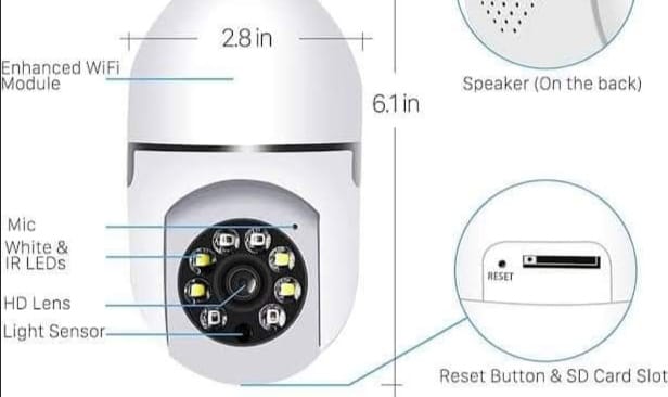 1080p WiFi CCTV Camera: Smart Home Security Solution