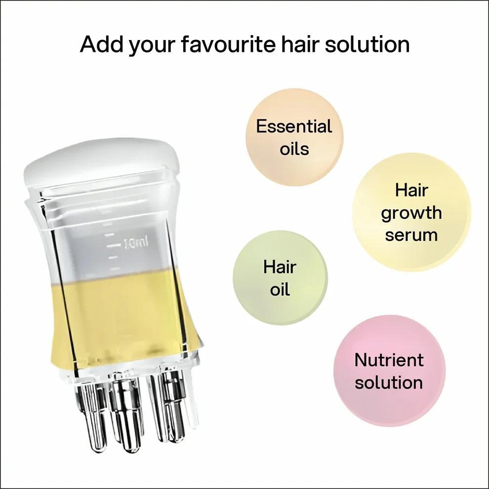 Scalp Massager Comb: Easy Hair Oil Applicator