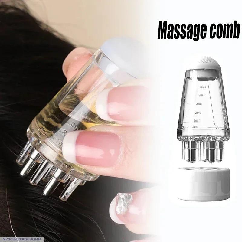 Scalp Massager Comb: Easy Hair Oil Applicator