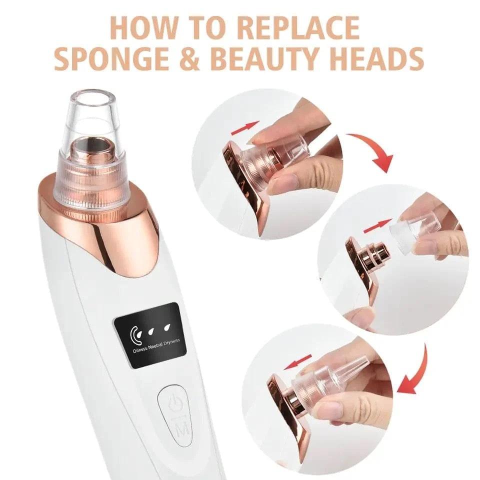 5-in-1 Blackhead Remover: Vacuum Acne & Spot Cleaner