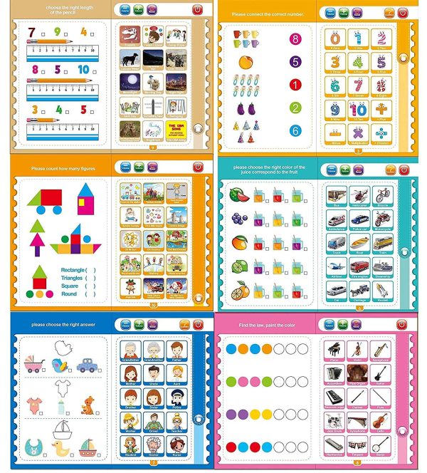 English Learning E-Book: Educational Toy for Toddlers & Preschoolers