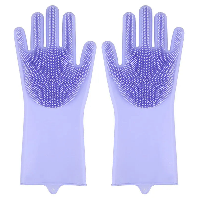 Silicone Scrub Gloves: Effortless Cleaning with Free Shipping