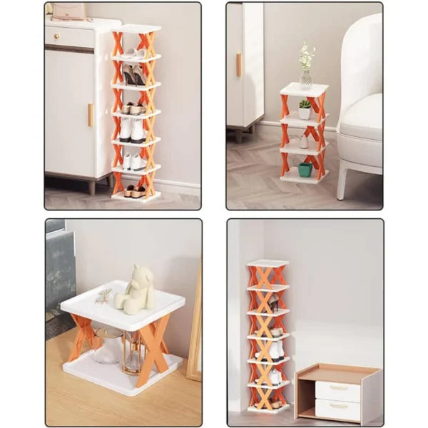 Stackable Shoe Rack: Multi-Layer Space-Saving Organizer