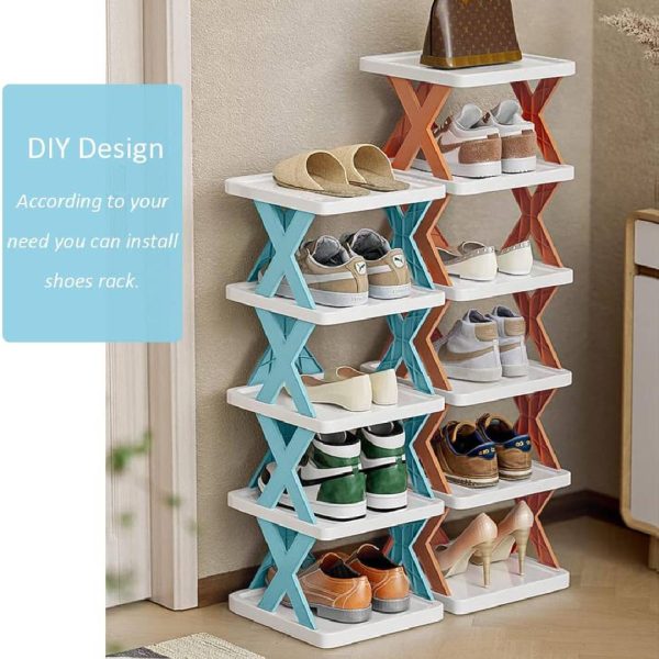 Stackable Shoe Rack: Multi-Layer Space-Saving Organizer